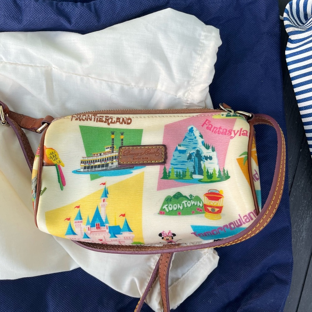 Dooney & Bourke Disney Cream and Multicolor Crossbody Bag
